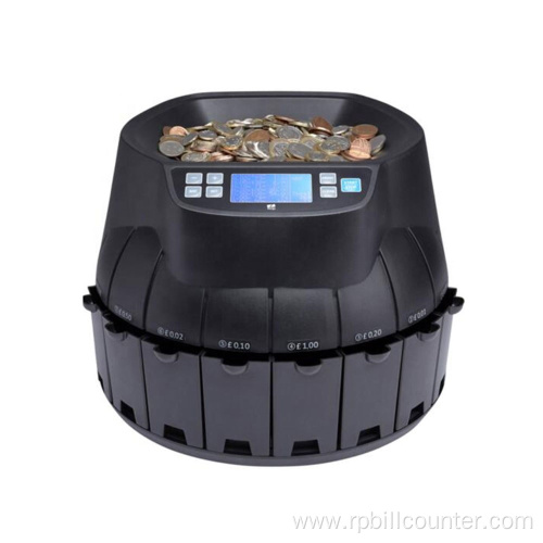 EURO Coin Selector Sorter Cash Counting Machine